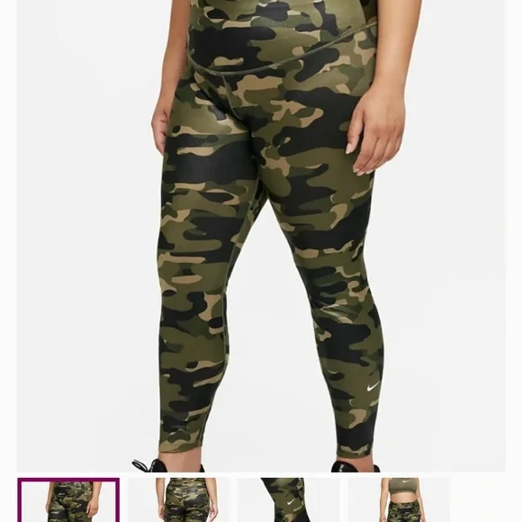 Nike Dri Fit Camo Leggings- XXL - Picture 6 of 6